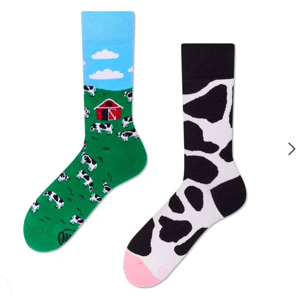 MANY MORNINGS Holy Cow Socks